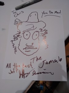 My first signed head shot